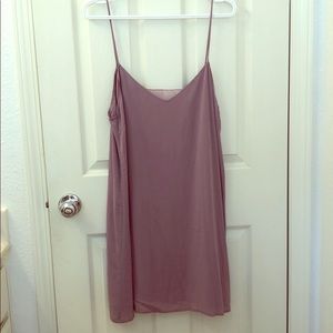 Mauve Slip Dress